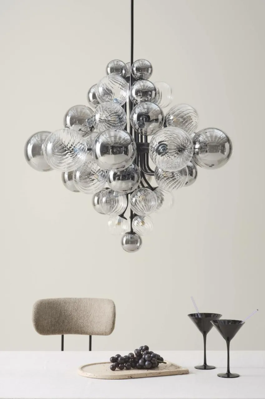 Taklampor|Kristallkronor & Takkronor|Jotex ELECTRA Taklampa Ø 75 Cm Svart
