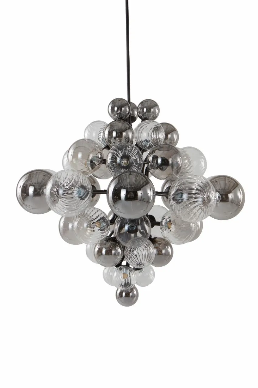 Taklampor|Kristallkronor & Takkronor|Jotex ELECTRA Taklampa Ø 75 Cm Svart