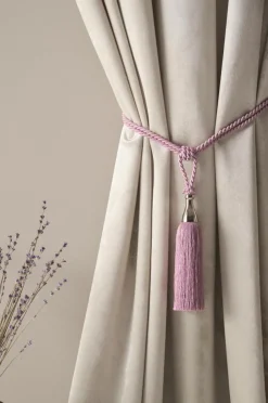Gardinomtag|Jotex ELEGANT Tofsomtag 2-pack Ljuslila