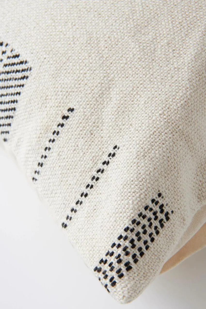 Prydnadskuddar & Fodral|Jotex ELIN Kuddfodral 60x40 Cm Naturvit/svart