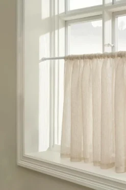 Gardinkappor|Jotex ELLEN Cafégardin Linnebeige