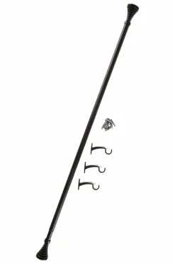 Gardinstänger|Jotex ELLIE Gardinstång 120-210 Cm Svart