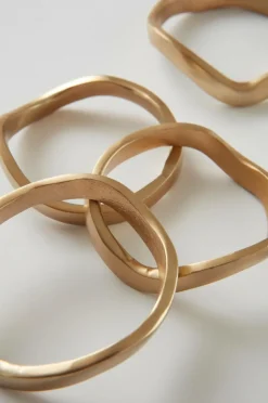 Kökstillbehör|Jotex ELLIS Servettring 4-pack Guld