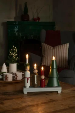 Julbelysning|Jotex Elljusstake 4 Ljus