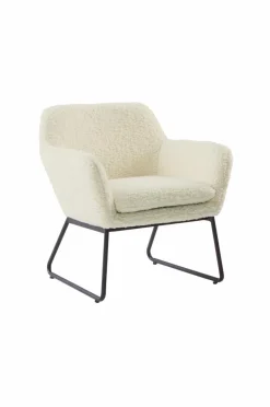 Barnmöbler|Barnmöbler Deal|Jotex ELLNE MINI Barnfåtölj Vit teddy/svart