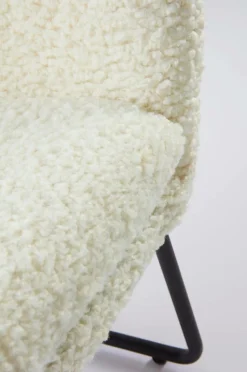 Barnmöbler|Barnmöbler Deal|Jotex ELLNE MINI Barnfåtölj Vit teddy/svart