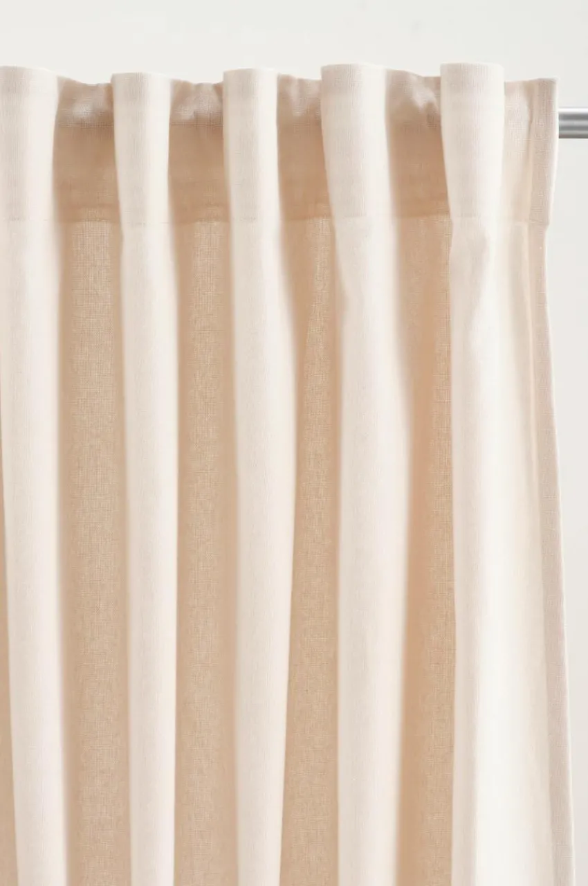 Multifunktionsgardiner|Jotex ELORA Gardin 2-pack Ljusbeige