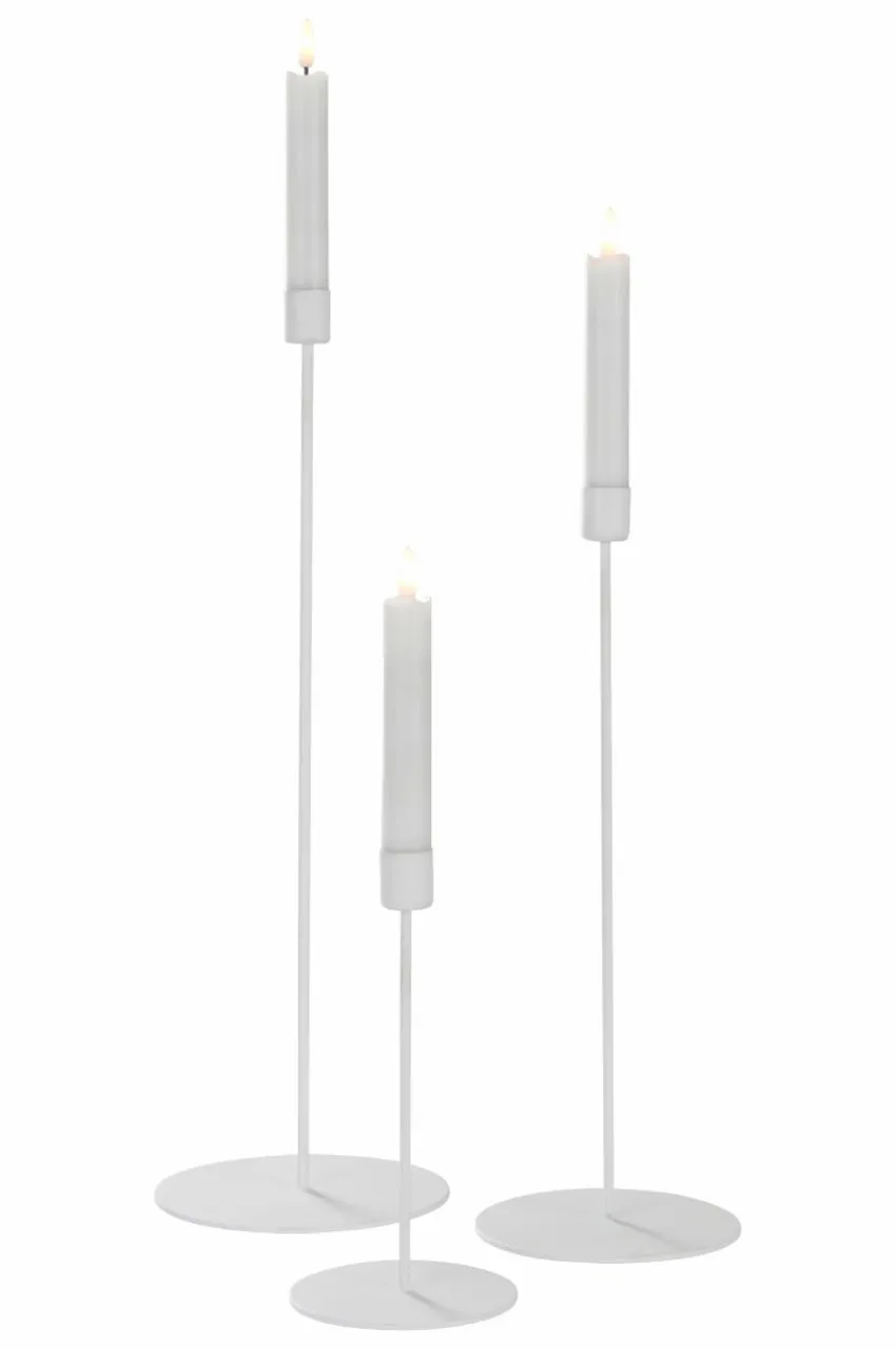 Ljusstakar|Jotex ELSY Ljusstake 3-pack Vit