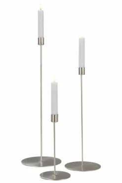Ljusstakar|Jotex ELSY Ljusstake 3-pack Krom