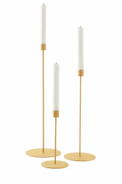 Ljusstakar|Jotex ELSY Ljusstake 3-pack Gul
