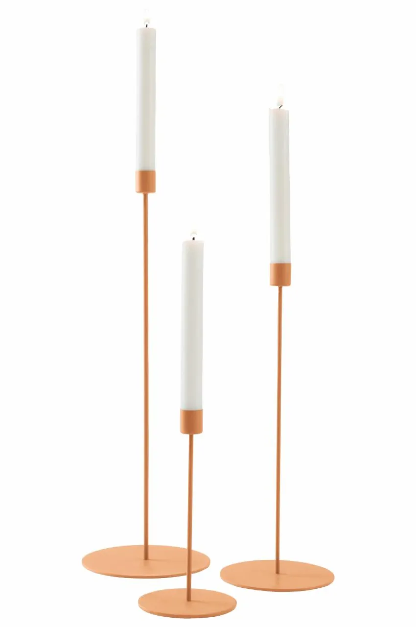 Ljusstakar|Jotex ELSY Ljusstake 3-pack Orange