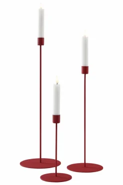 Ljusstakar|Jotex ELSY Ljusstake 3-pack Mörkröd