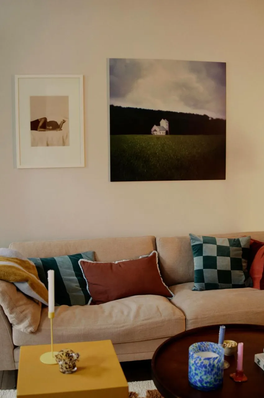 Prydnadskuddar & Fodral|Jotex EMMA 40x60 Cm Kuddfodral Brun/blå