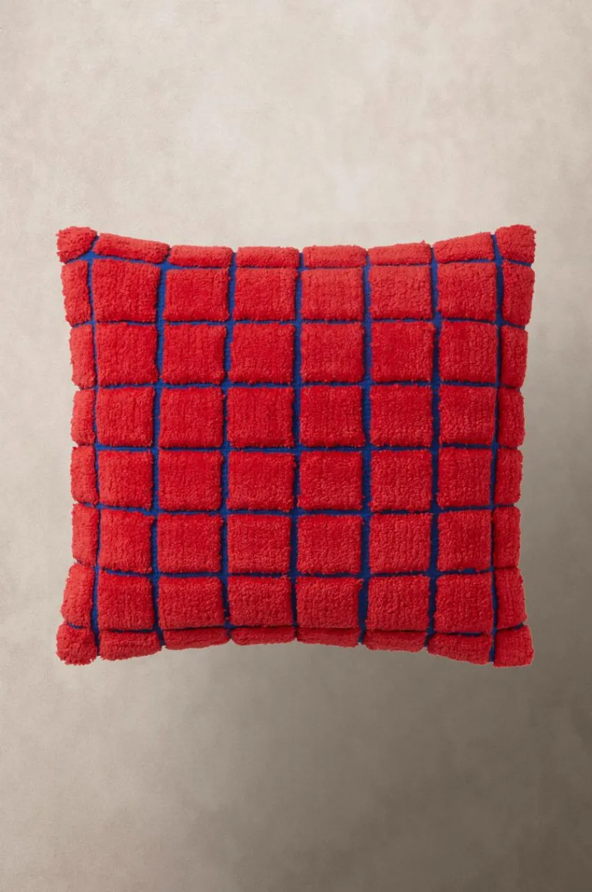 Prydnadskuddar & Fodral|Jotex ERIN Kuddfodral 50x50 Cm Röd/blå