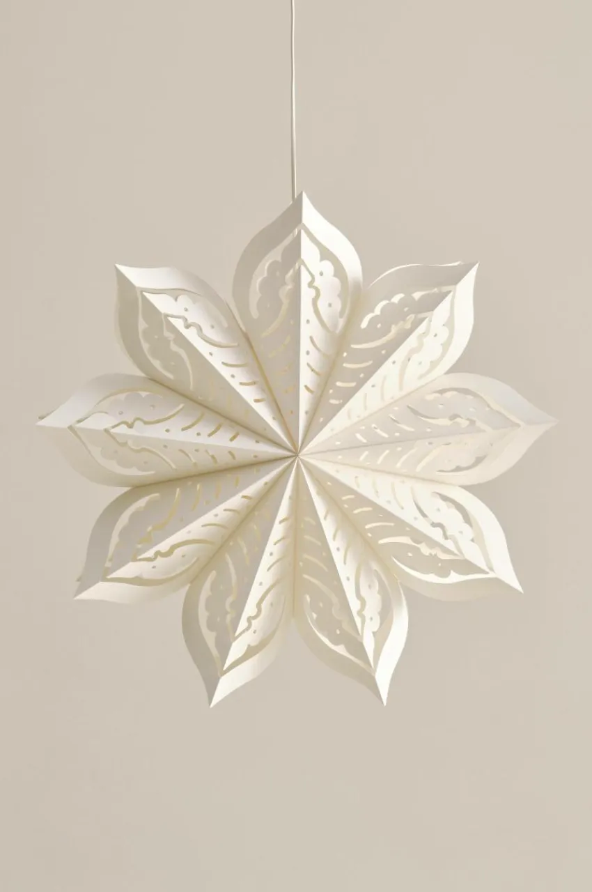 Julbelysning|Jotex ERIS Julstjärna ø 62 Cm Off-White