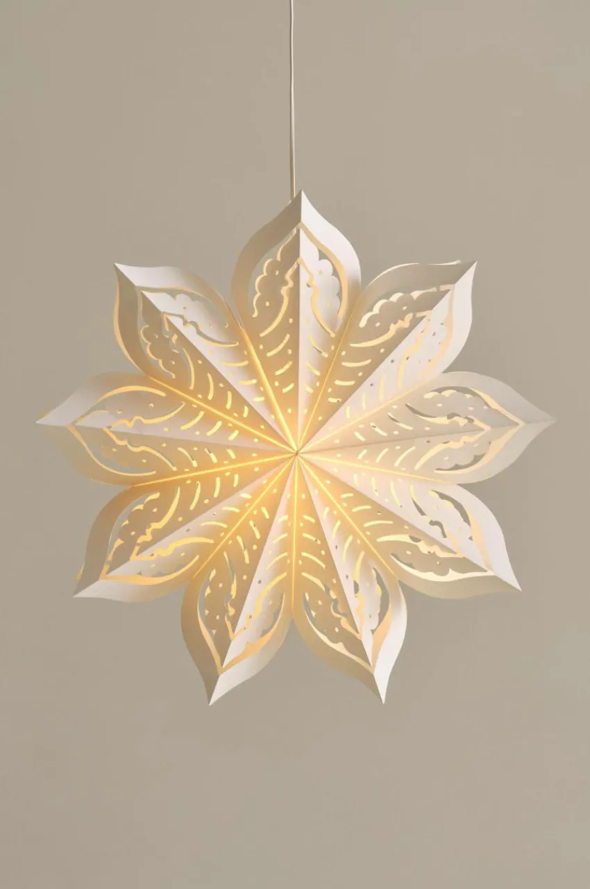 Julbelysning|Jotex ERIS Julstjärna ø 62 Cm Off-White