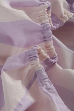 Barnsängkläder|Jotex EVELYN Dra-på-lakan - Ekologisk Lila
