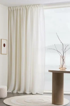 Multifunktionsgardiner|Jotex EVIE Multifunktionsgardin 1 Längd - Extra Bred Naturvit