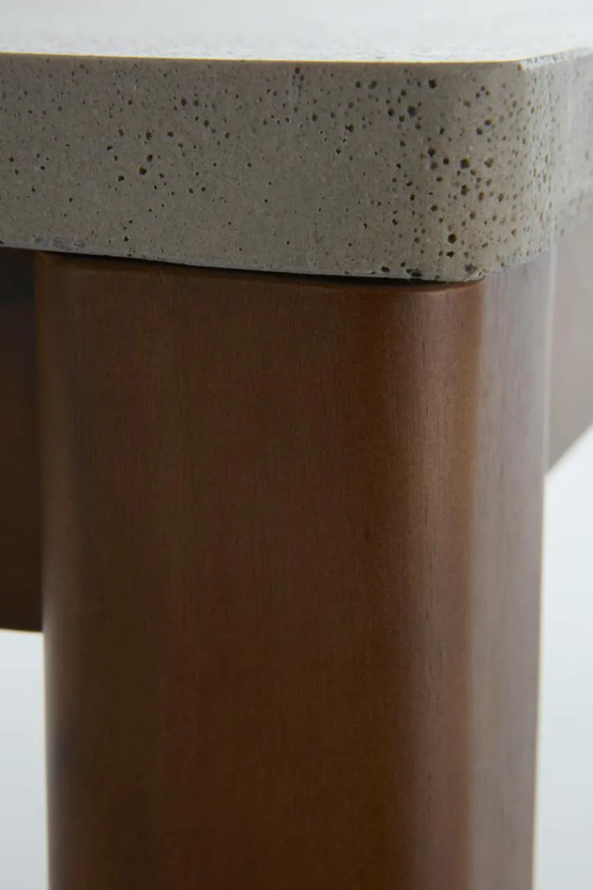 Utebord|Utemöbler|Jotex EWARTON 100x220 Cm Matbord Teak/Fiberstone