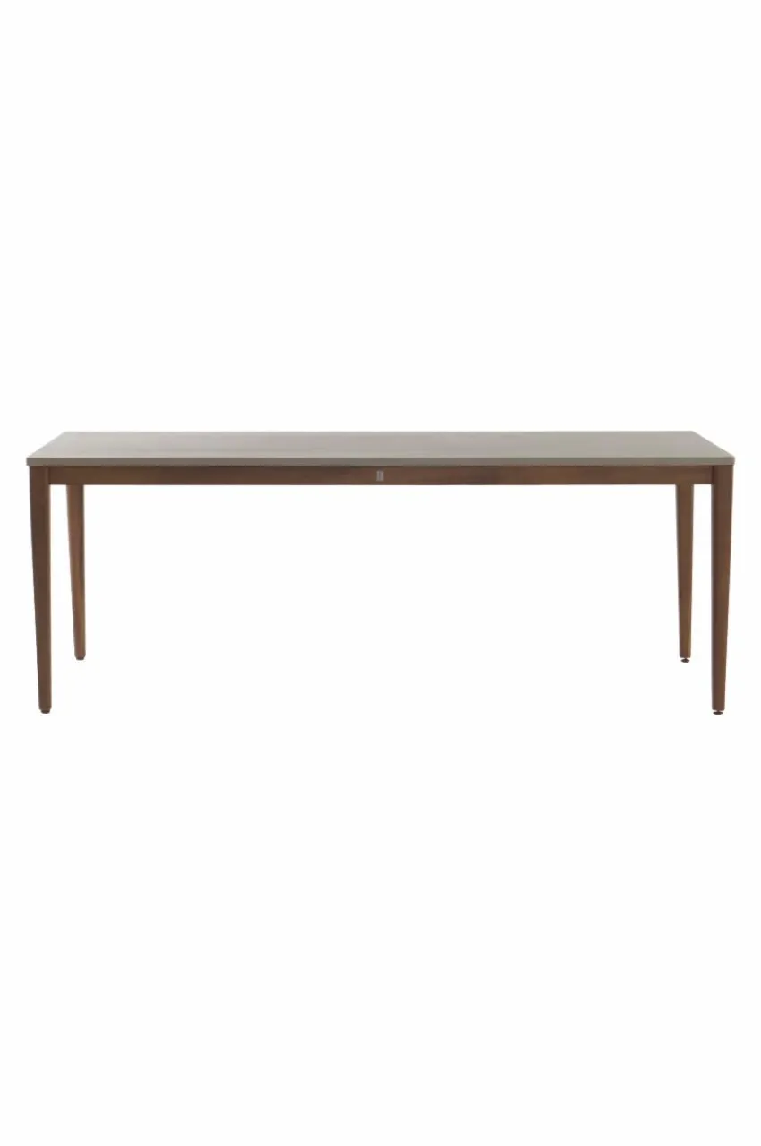 Utebord|Utemöbler|Jotex EWARTON 100x220 Cm Matbord Teak/Fiberstone
