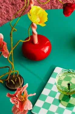 Vaser|Krukor|Jotex FIORE Blomsterfakir ø 6 Cm Svart/koppar