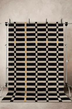 Ullmattor|Jotex FIORELLA Ullmatta 200x300 Cm Beige/Svart