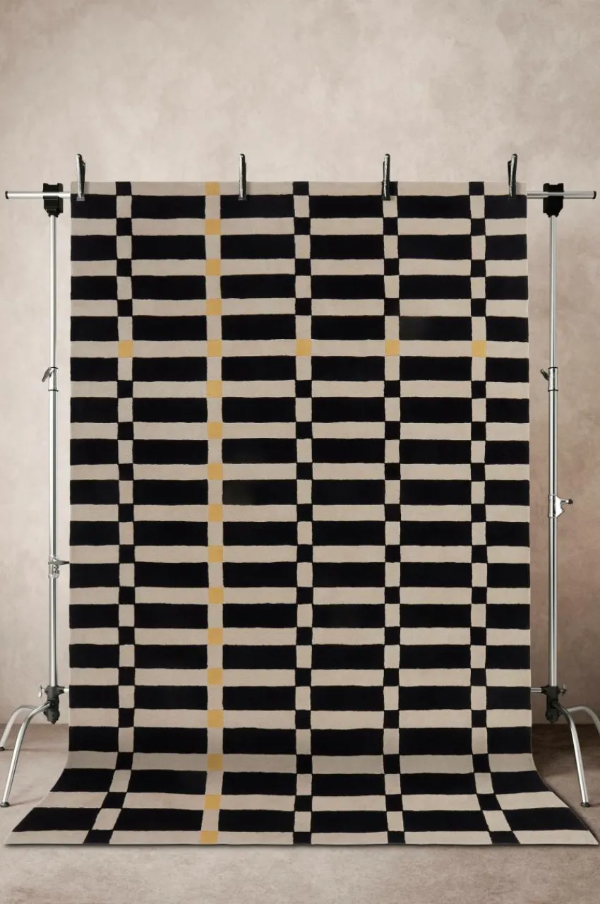 Ullmattor|Jotex FIORELLA Ullmatta 200x300 Cm Beige/Svart