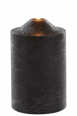Ljus|Jotex FLAMMAN Blockljus LED Svart