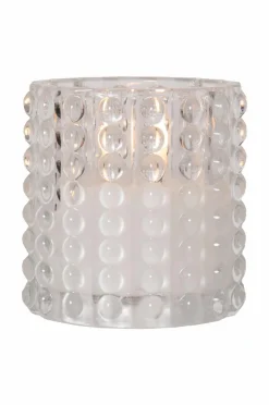 Ljus|Jotex FLAMME DOTTY Batterdrivet Ljus Genomskinlig