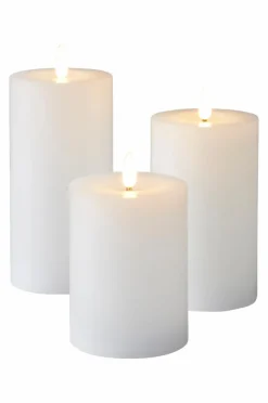 Ljus|Jotex FLAMME FLOW Blockljus LED 17,5 Cm