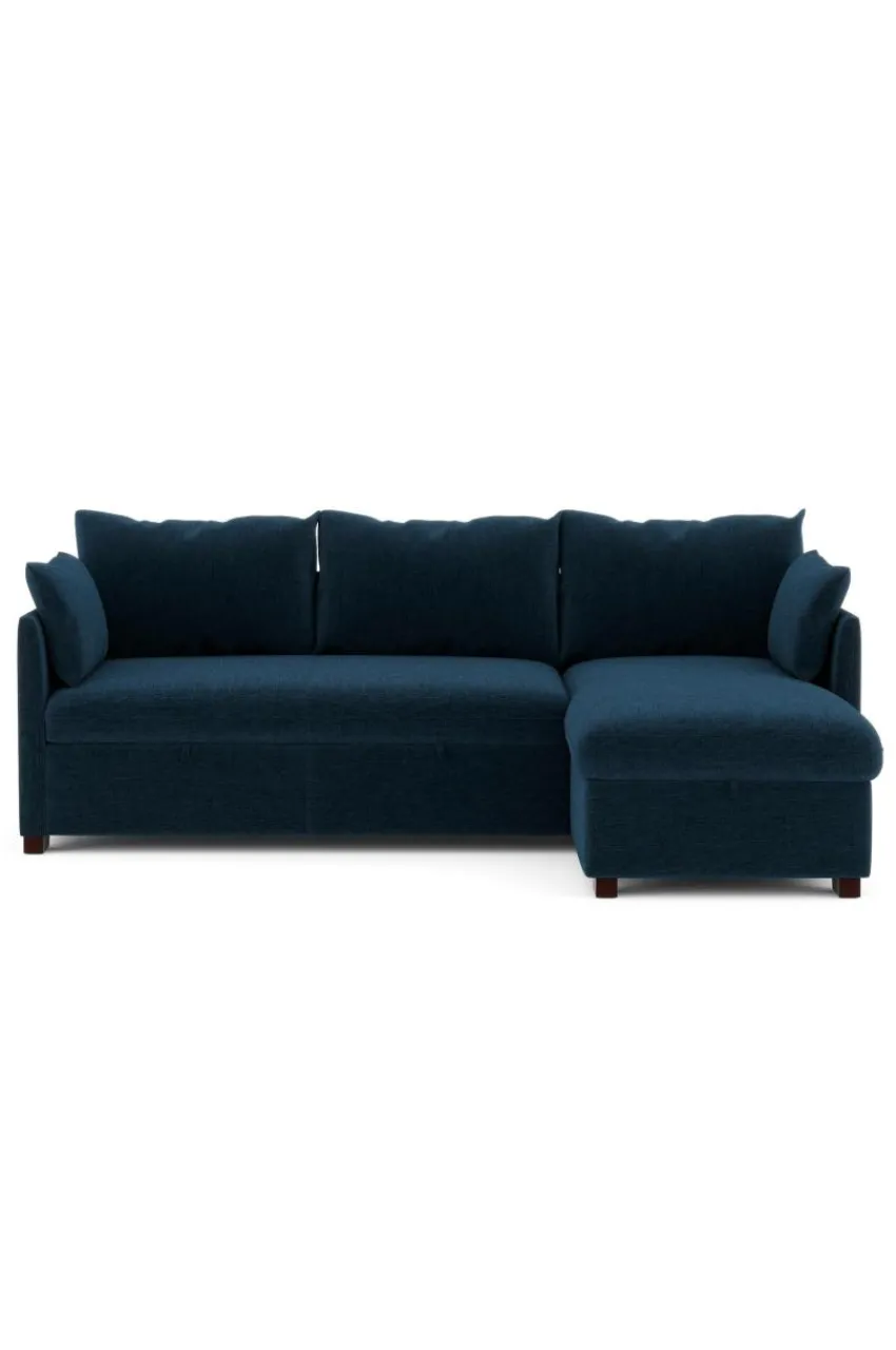 Soffor|Jotex FLAVIA Bäddsoffa 3-sits Med Divan Denimblå