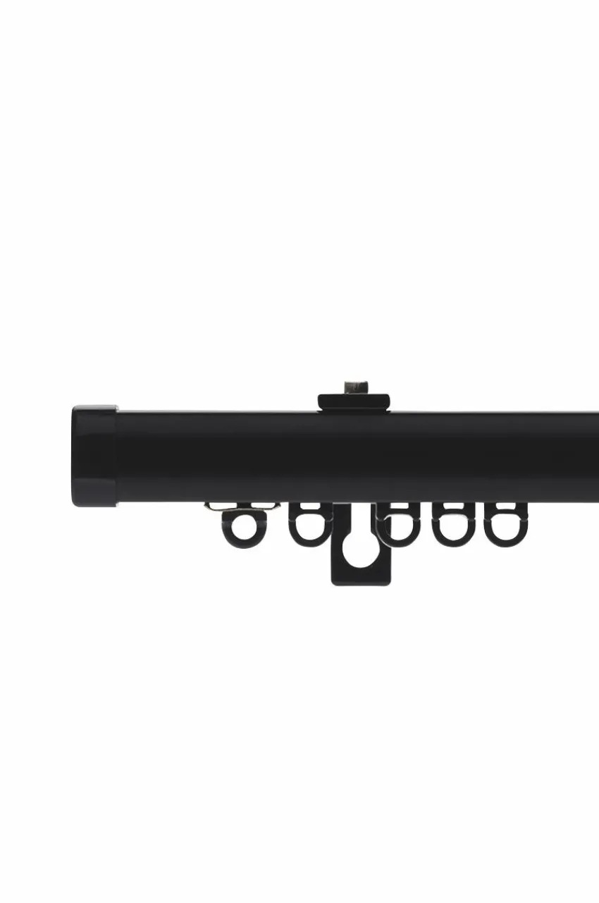 Gardinskenor|Jotex FLEXI Gardinskena Set Svart 160 cm