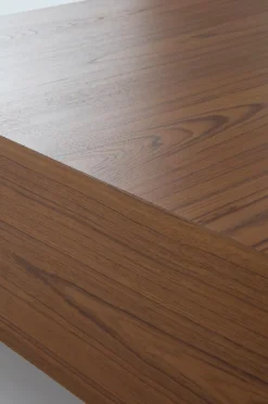 Bord|Jotex FLOAT Soffbord 110x110 Cm Teak fanér