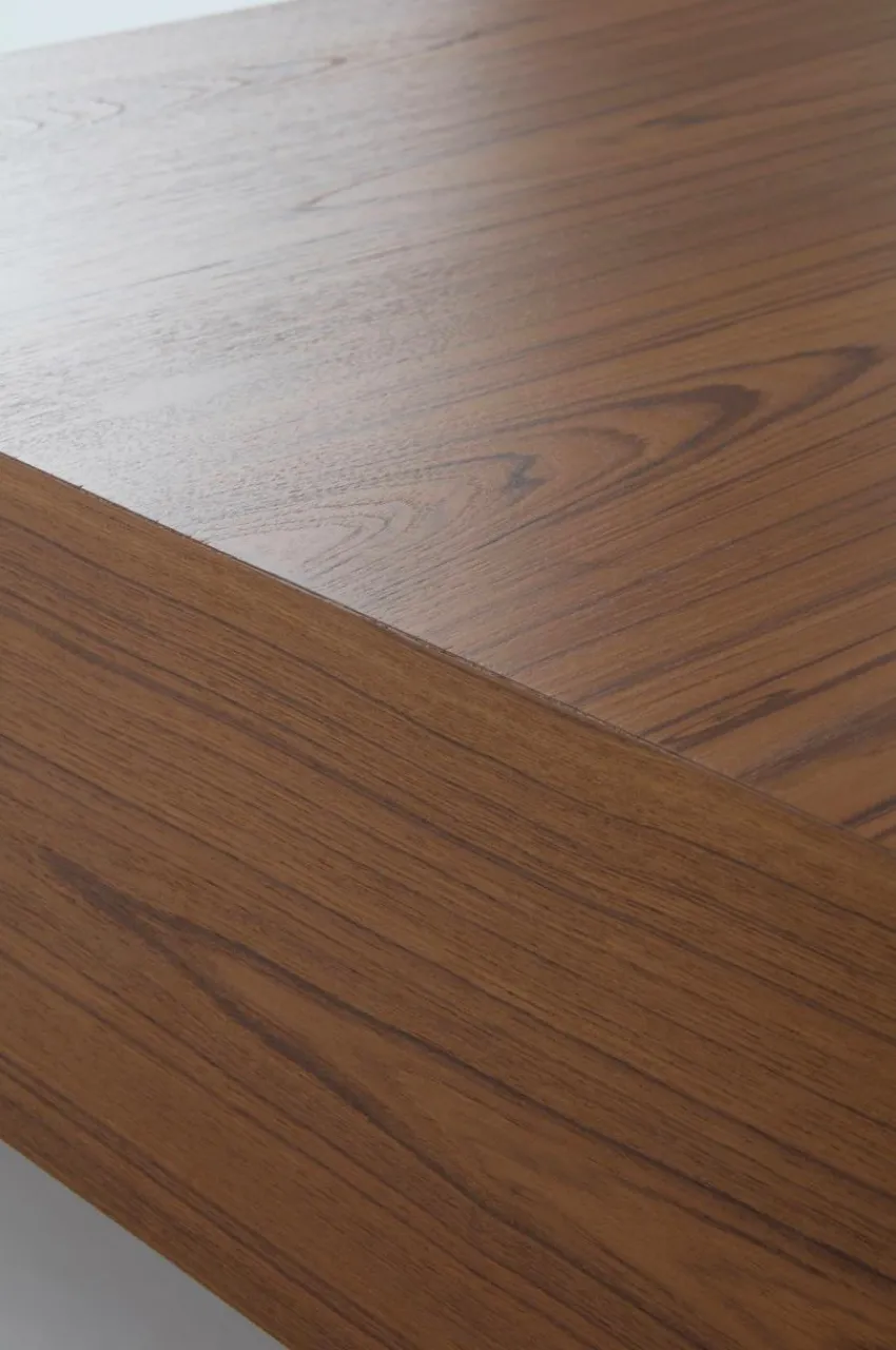 Bord|Jotex FLOAT Soffbord 110x110 Cm Teak fanér
