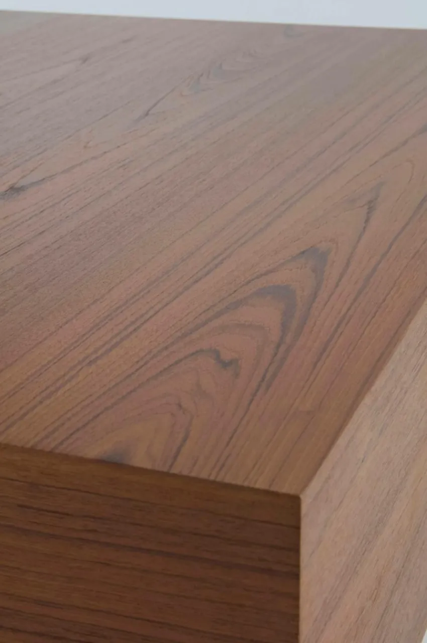 Bord|Jotex FLOAT Soffbord 110x110 Cm Teak fanér