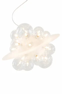 Taklampor|Kristallkronor & Takkronor|Jotex FLOAT Taklampa Vit/glas