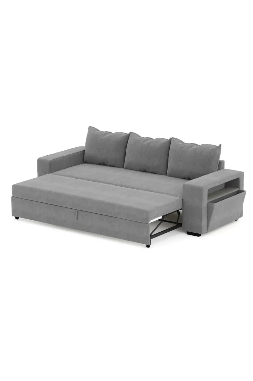Soffor|Jotex FLORENCE Bäddsoffa 3-sits Grå
