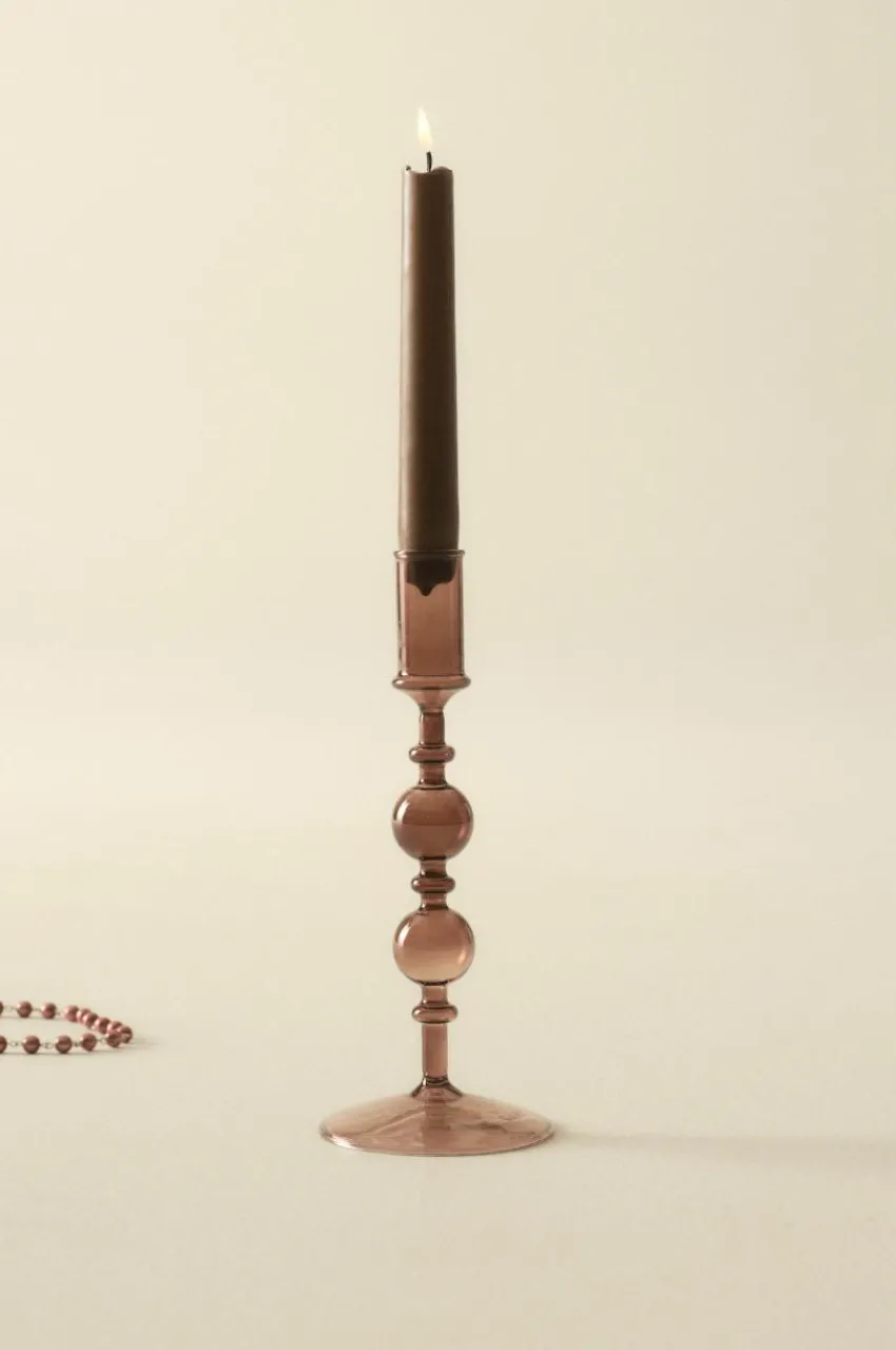 Ljusstakar|Jotex FLORENCE Ljusstake Kaffebrun