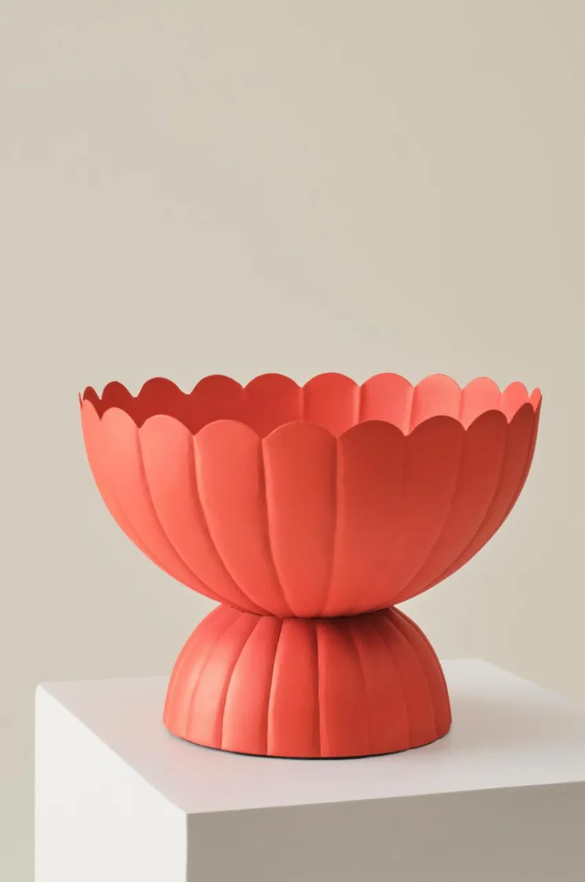 Prydnadssaker|Jotex FLOWER Dekorationsskål Orange