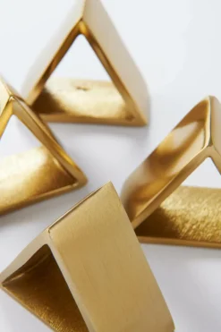 Kökstillbehör|Juldukning|Jotex FRANCES Servettring 4-pack Guld