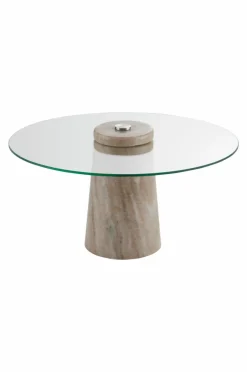 Brickor & Serveringsfat|Jotex FRANCINE Serveringsfat ø 30 Cm Greige/glas