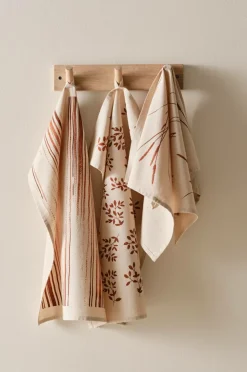 Kökshanddukar|Jotex FRANKLYN Kökshandduk 3-pack Beige/orange