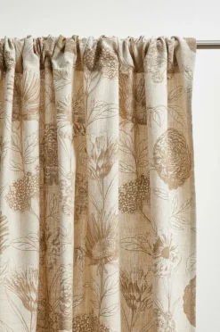 Linnegardiner|Multifunktionsgardiner|Jotex FREYA Multifunktionsgardin 2-pack Beige