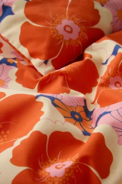 Barnsängkläder|Jotex FRIDA BABY Påslakanset Vagn/vagga Ekologisk Orange