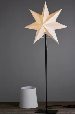 Julbelysning|Jotex FROZEN Jul/bordslampa - Hög Svart/vit