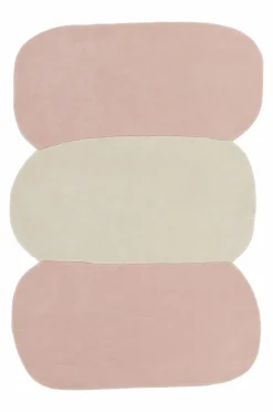 Barnmattor|Barnmattor|Jotex FUN Ullmatta 130x190 Cm Rosa/vit