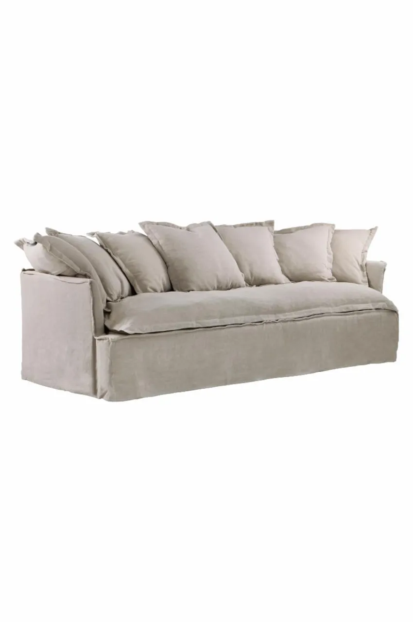 Soffor|Jotex GARDANNE Soffa 3-sits Linnebeige
