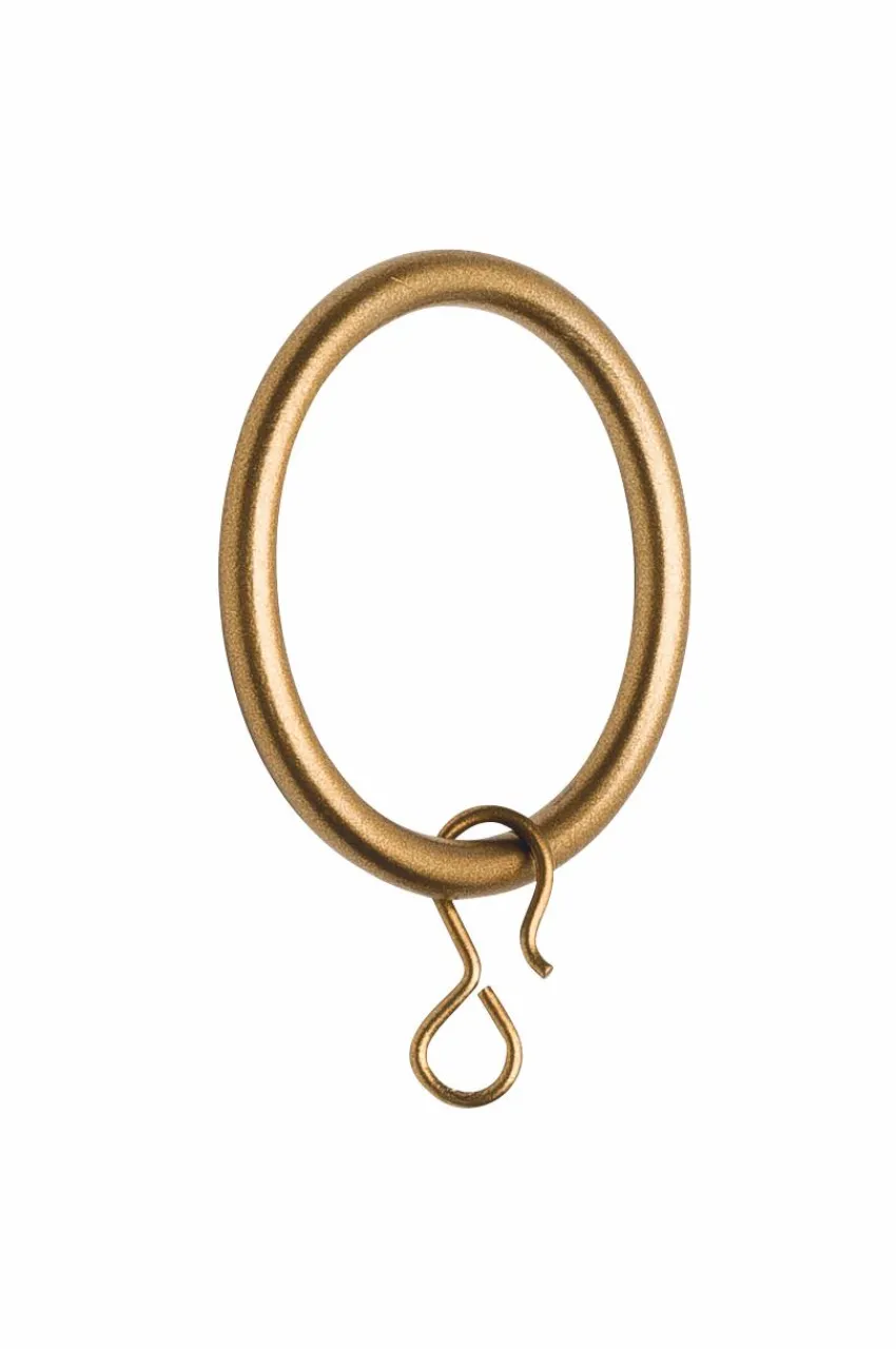 Gardintillbehör|Jotex Gardinringar 10-pack Matt guld
