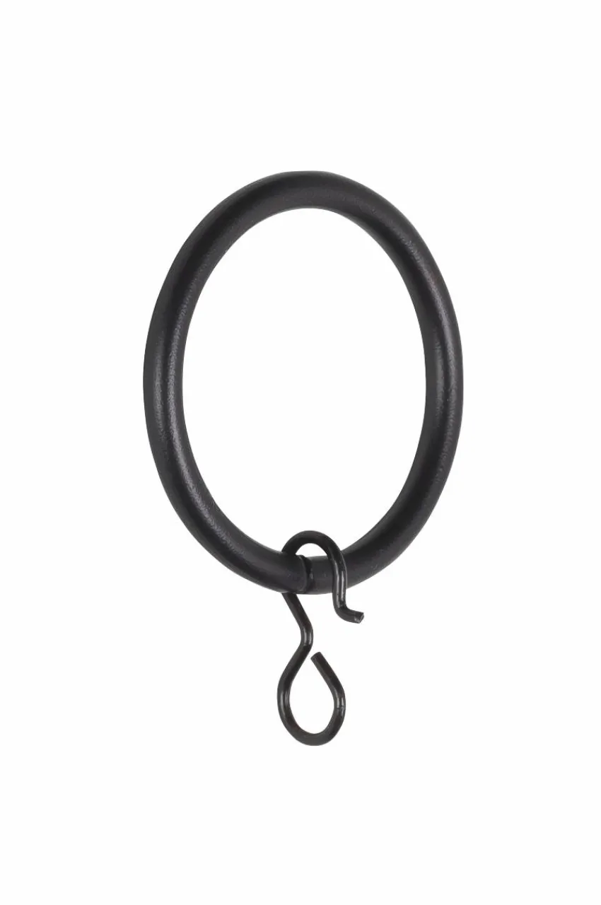 Gardintillbehör|Jotex Gardinringar 10-pack Svart