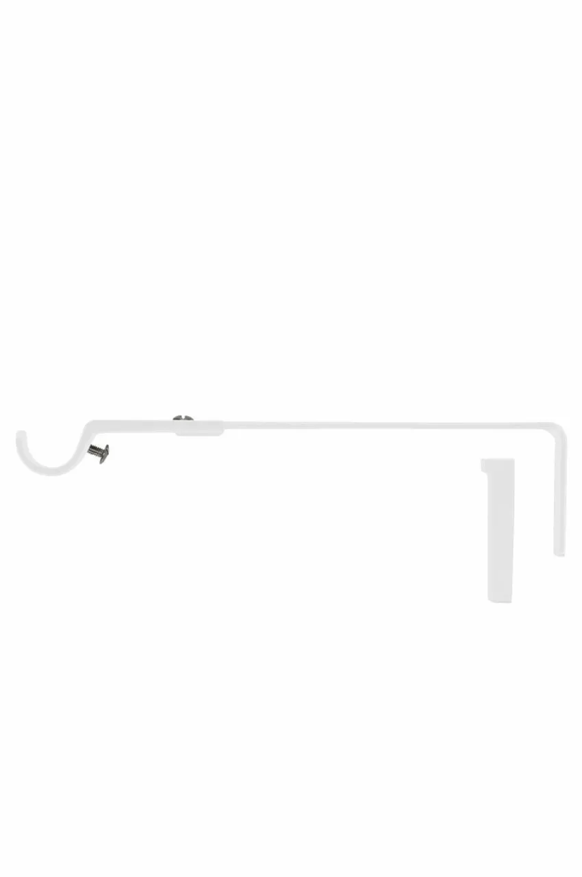 Gardintillbehör|Jotex Gardinstångshållare Längd 20 Cm Vit